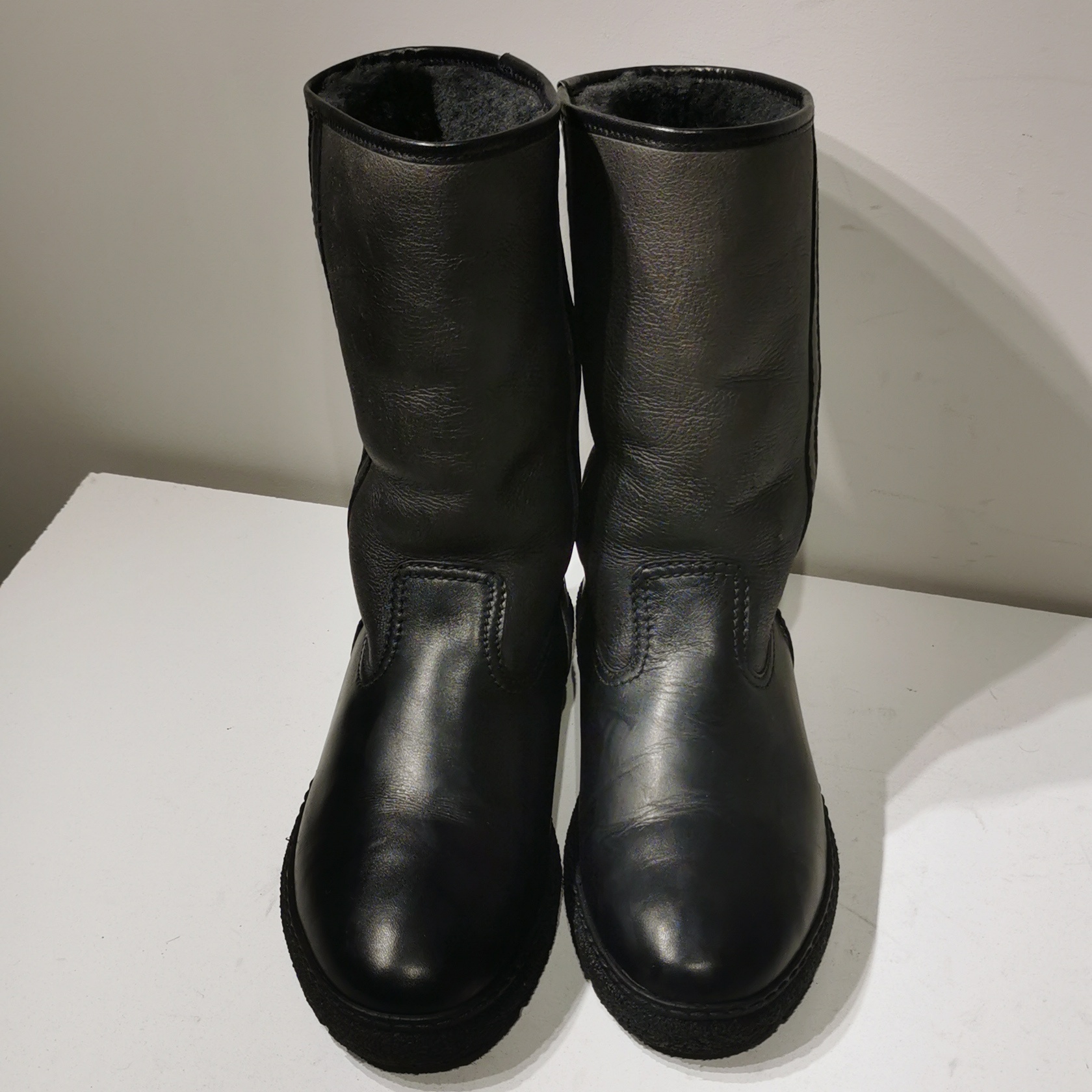 Gallus Winter Men's Boot Genuine Leather Black Made In Austria